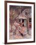 What Did She Find There But Real Ripe Strawberries. Illustration by Arthur Rackham from Grimm's…-null-Framed Giclee Print