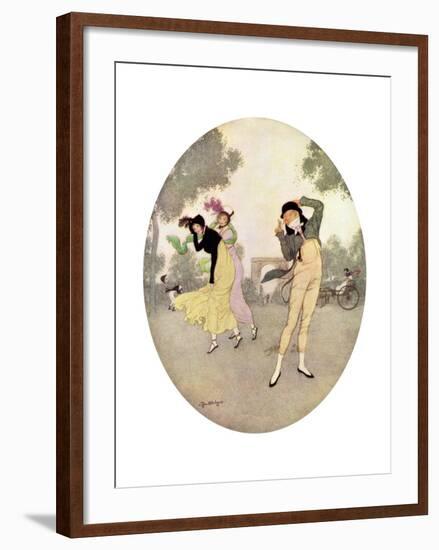 What Do You Think of Young Rouselle?, C1915-Edmund Dulac-Framed Giclee Print