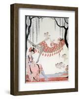 What Do Young Women Dream Of? 1918-Georges Barbier-Framed Premium Giclee Print