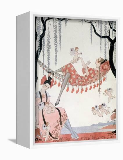 What Do Young Women Dream Of? 1918-Georges Barbier-Framed Giclee Print