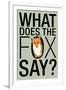 What Does the Fox Say? Humor-null-Framed Art Print