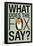 What Does the Fox Say?-null-Framed Poster