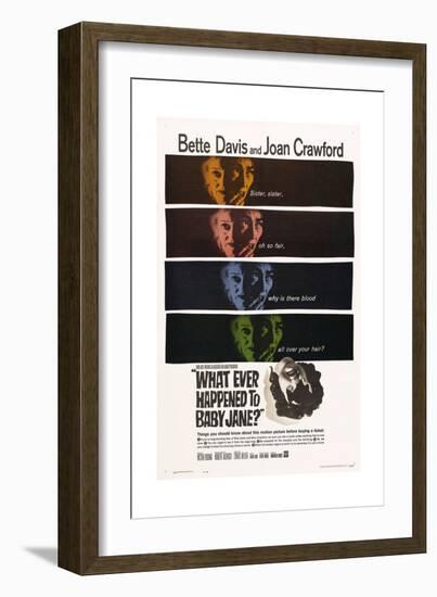 What Ever Happened To Baby Jane?, 1962, Directed by Robert Aldrich-null-Framed Giclee Print