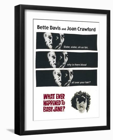 What Ever Happened To Baby Jane?, 1962, Directed by Robert Aldrich-null-Framed Giclee Print