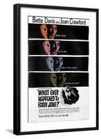 What Ever Happened to Baby Jane?, Bette Davis, Joan Crawford, 1962-null-Framed Art Print