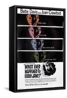 What Ever Happened to Baby Jane?, Bette Davis, Joan Crawford, 1962-null-Framed Stretched Canvas