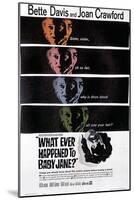What Ever Happened to Baby Jane?, Bette Davis, Joan Crawford, 1962-null-Mounted Art Print