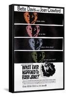 What Ever Happened to Baby Jane?, Bette Davis, Joan Crawford, 1962-null-Framed Stretched Canvas