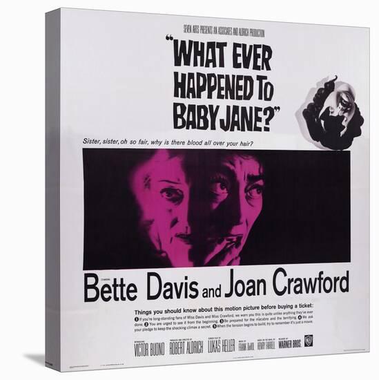 What Ever Happened to Baby Jane?, from Left: Bette Davis, Joan Crawford, 1962-null-Stretched Canvas