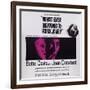 What Ever Happened to Baby Jane?, from Left: Bette Davis, Joan Crawford, 1962-null-Framed Art Print