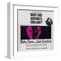 What Ever Happened to Baby Jane?, from Left: Bette Davis, Joan Crawford, 1962-null-Framed Art Print