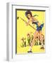 What Hoe! Gardening Pin-Up 1940-Gil Elvgren-Framed Art Print