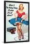 What If Hokey Pokey Is What It's All About Funny Poster-Ephemera-Framed Poster
