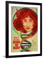 What If We Could Design Our Children?-Lantern Press-Framed Art Print