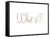 What If?-Miyo Amori-Framed Stretched Canvas
