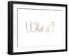 What If?-Miyo Amori-Framed Premium Giclee Print