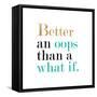 What If-Bella Dos Santos-Framed Stretched Canvas