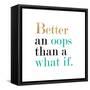 What If-Bella Dos Santos-Framed Stretched Canvas