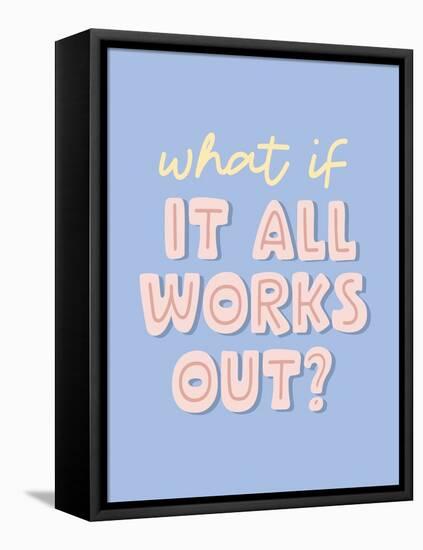 What If-Beth Cai-Framed Stretched Canvas
