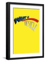 What Is Design and Can It Save the World Annimo-null-Framed Art Print