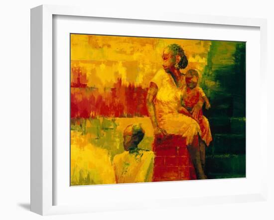 What is It Ma  1994-Bayo Iribhogbe-Framed Giclee Print