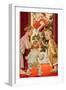 What Is Santa Doing to Mommy?-Joseph Christian Leyendecker-Framed Art Print