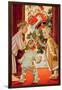 What Is Santa Doing to Mommy?-Joseph Christian Leyendecker-Framed Art Print