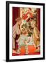 What Is Santa Doing to Mommy?-Joseph Christian Leyendecker-Framed Art Print