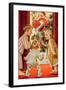 What Is Santa Doing to Mommy?-Joseph Christian Leyendecker-Framed Art Print