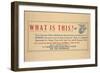 What is This?-null-Framed Art Print