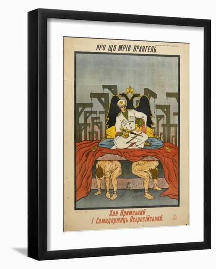 What Is Wrangel Dreaming of-null-Framed Giclee Print