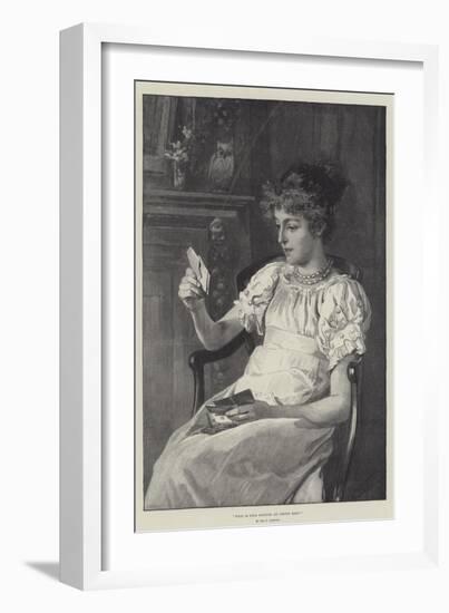 What Is Your Fortune, My Pretty Maid?-null-Framed Giclee Print