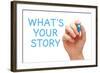 What is Your Story-Ivelin Radkov-Framed Photographic Print