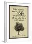 What Life Is About Humor-null-Framed Art Print