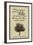 What Life Is About Humor-null-Framed Art Print