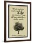 What Life Is About Humor-null-Framed Art Print