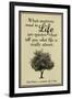 What Life Is About Humor-null-Framed Art Print