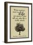 What Life Is About Humor-null-Framed Art Print