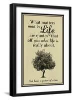 What Life Is About Humor-null-Framed Art Print