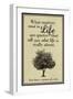 What Life Is About Humor-null-Framed Art Print