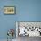 What Luck! a Bottle of Champagne', Promotional Card for the Parisian Department Store 'Au Bon…-null-Framed Stretched Canvas displayed on a wall