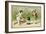 What Luck! a Bottle of Champagne', Promotional Card for the Parisian Department Store 'Au Bon…-null-Framed Giclee Print