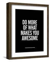 What Makes You Awesome-Brett Wilson-Framed Art Print