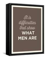 What Men Are-null-Framed Stretched Canvas