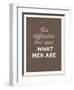 What Men Are-null-Framed Art Print