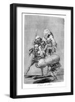 What One Does to Another, 1799-Francisco de Goya-Framed Giclee Print