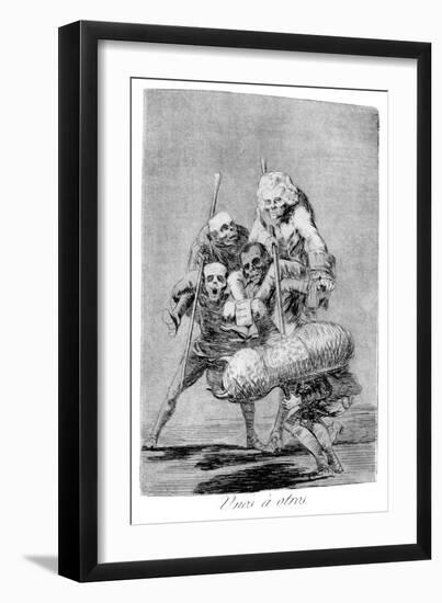 What One Does to Another, 1799-Francisco de Goya-Framed Giclee Print