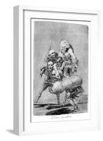 What One Does to Another, 1799-Francisco de Goya-Framed Giclee Print