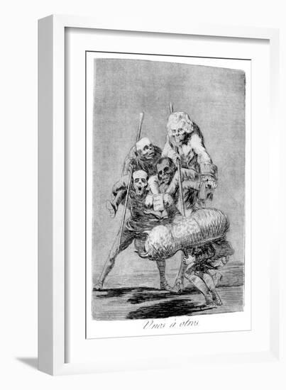 What One Does to Another, 1799-Francisco de Goya-Framed Giclee Print