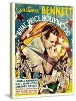 What Price Hollywood?, Neil Hamilton, Constance Bennett on Window Card, 1932-null-Stretched Canvas